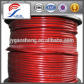 red pvc coated galvanized wire cable